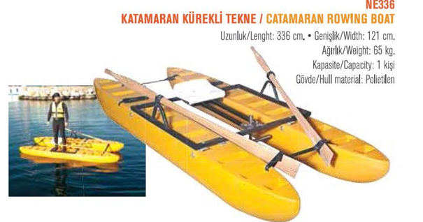 NE336 KATAMARAN PE KÜREKLİ TEKNE (Fiyat Güncelleniyor)